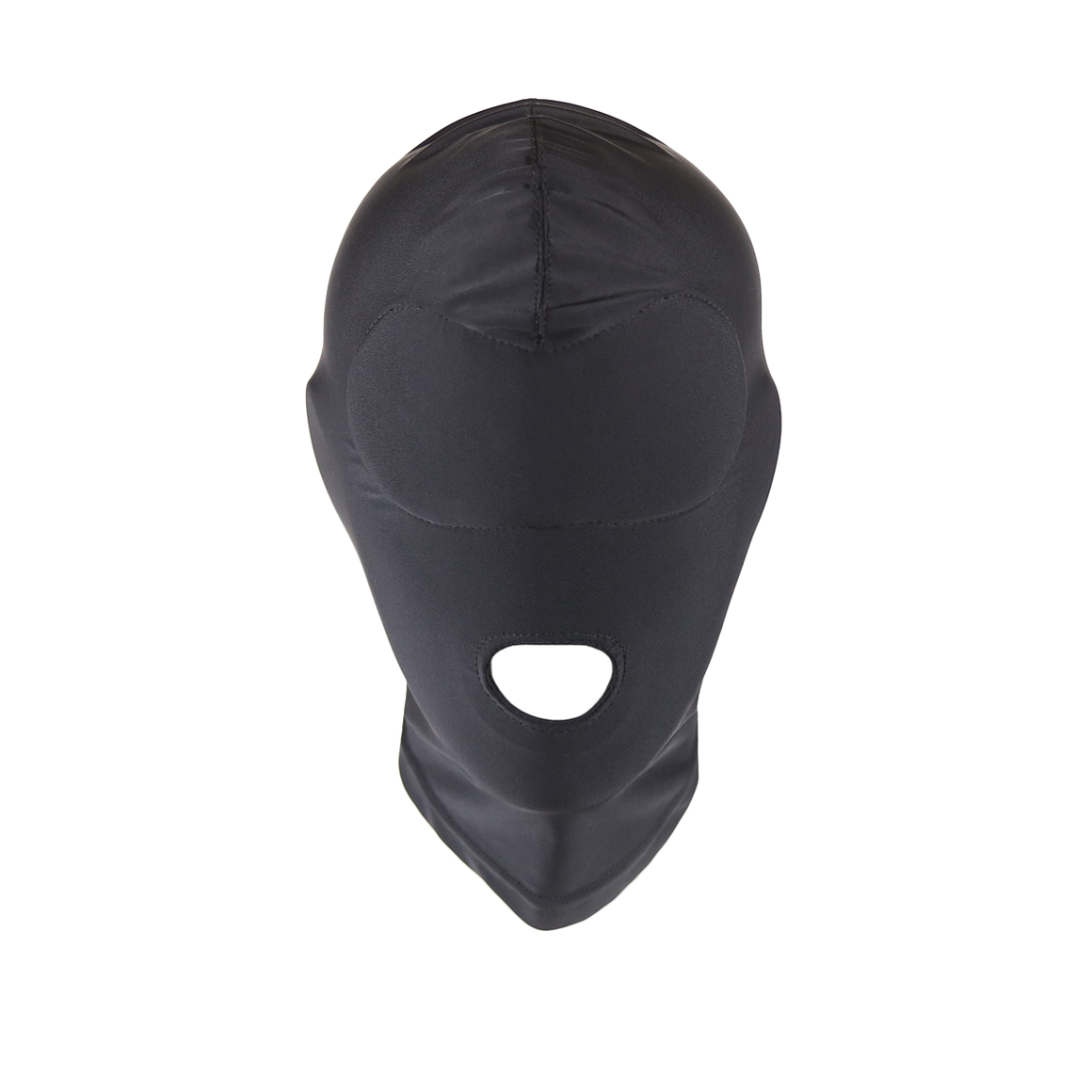 Spandex Open Mouth Hood With Padded Blindfold