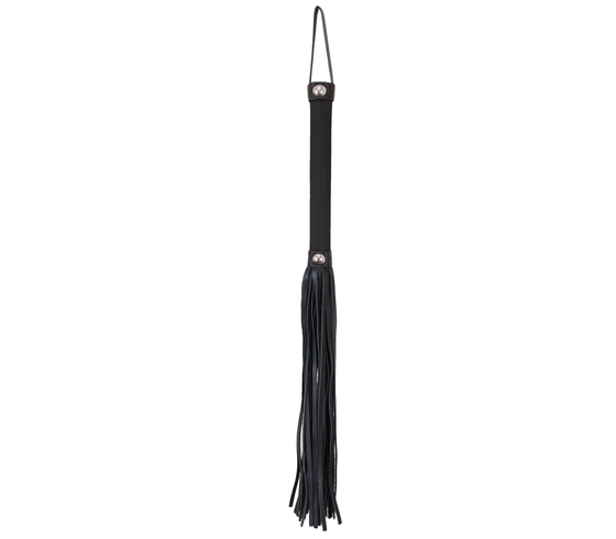 Love In Leather Satin Handle Flogger