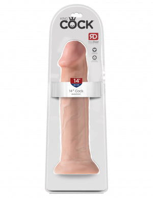 14" King Cock Dildo - 