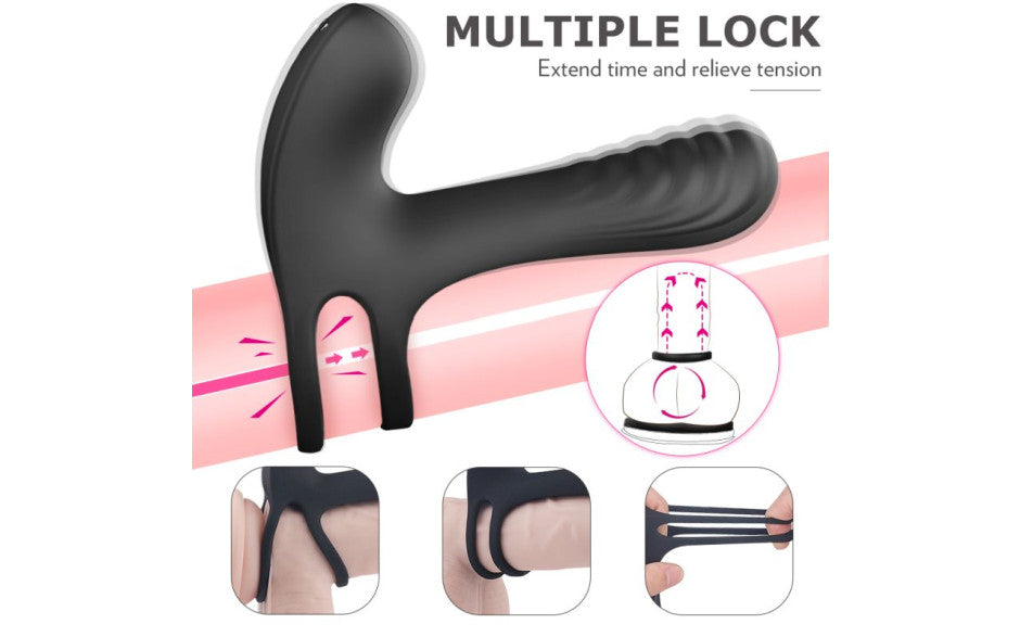 Frank Remote Control Vibrating Penis Shaft & Clit Stim Enhancer