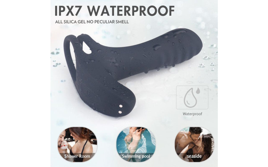 Frank Remote Control Vibrating Penis Shaft & Clit Stim Enhancer