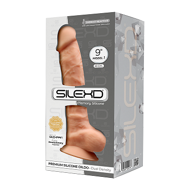 9" SilexD Premium Silicone Dual Density Dildo