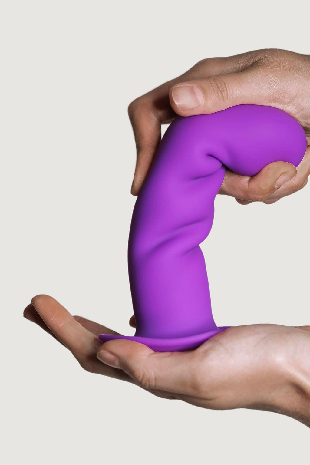 Hitsens 3 Super Soft Double Density Silicone Dildo 7"