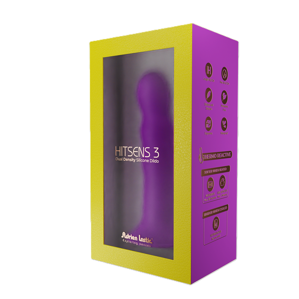 Hitsens 7" Dual Density Silicone Dildo