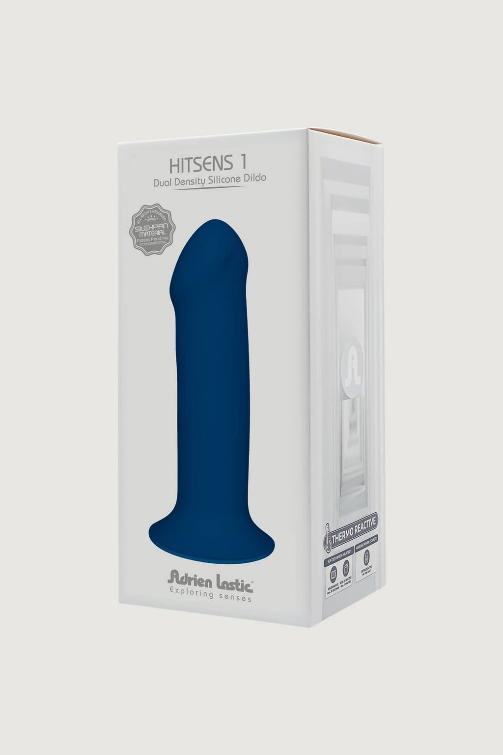 Hitsens 1 Super Soft Double Density Silicone Dildo 7"