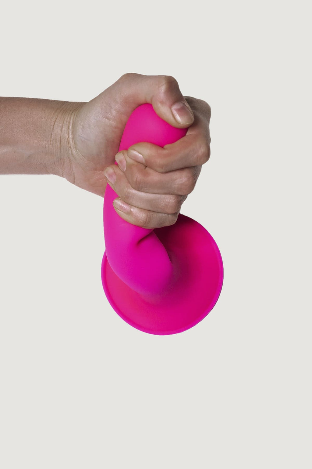 Hitsens 6.8" Dual Density Silicone Dildo