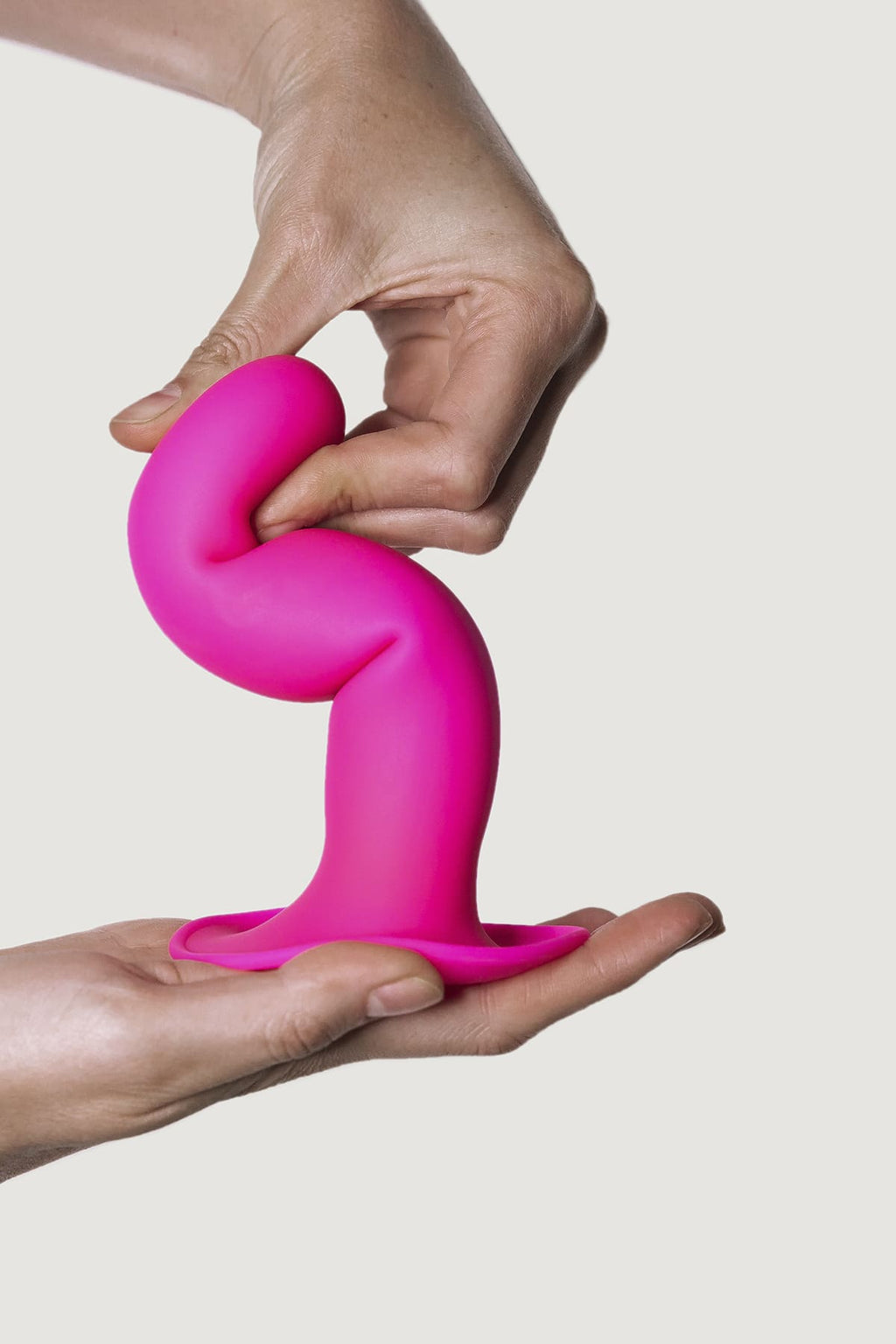 Hitsens 6.8" Dual Density Silicone Dildo