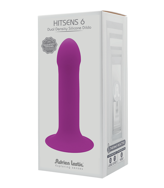 Hitsens 6 (5")  Dual Density Silicone Dildo