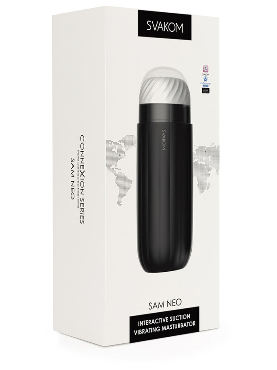 Svakom Sam Neo Interactive Suction Vibrating Masturbator