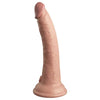 7" King Cock Elite Vibrating Dual Density Silicone Cock With Remote - 