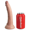 7" King Cock Elite Vibrating Dual Density Silicone Cock With Remote - 
