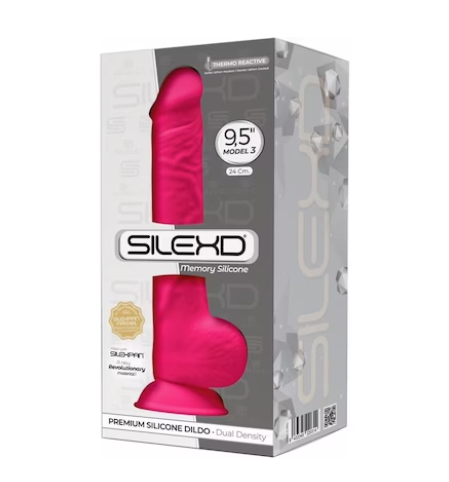9.5" SilexD Premium Silicone Dual Density Dildo - 