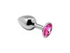 Anal Pleasure Metal Butt Plug - Medium - 