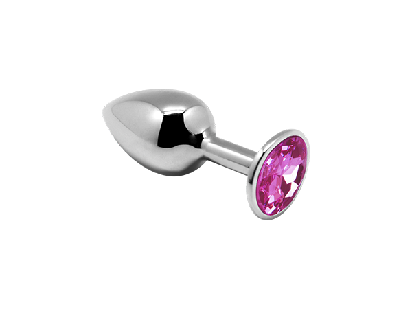 Anal Pleasure Metal Butt Plug - Medium - 