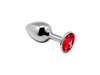 Anal Pleasure Metal Butt Plug - Medium - 