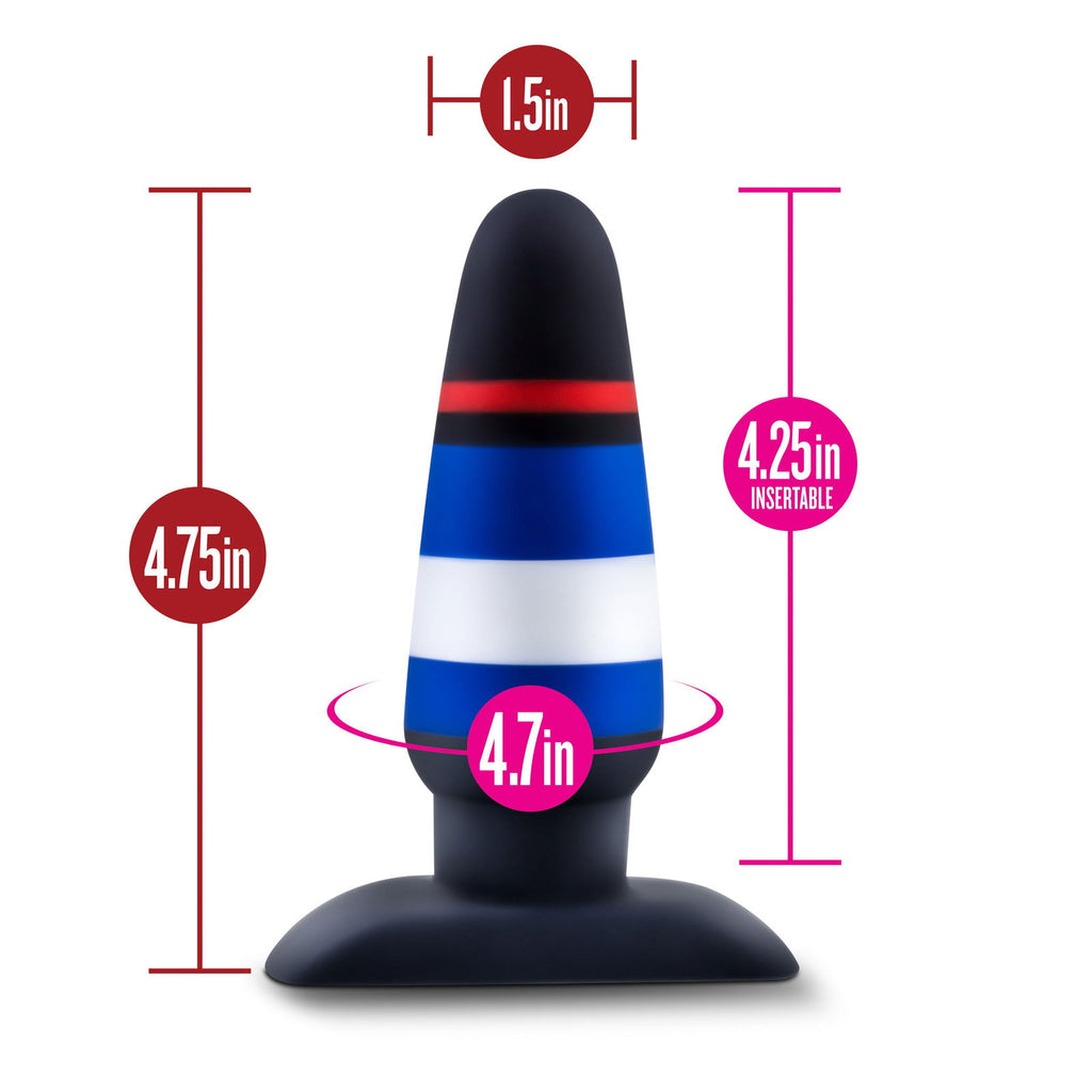 Avant Pride P4 Power Play Silicone Butt Plug - 