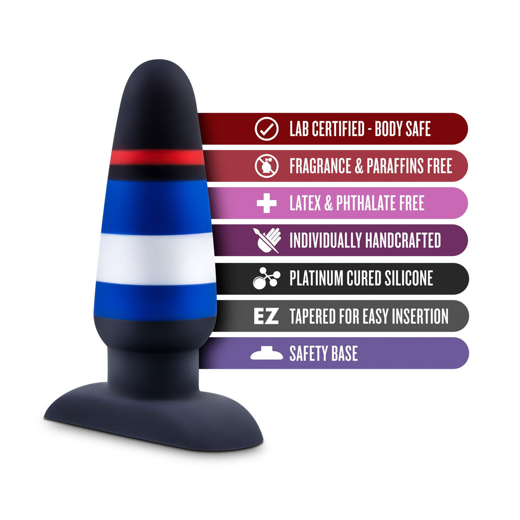 Avant Pride P4 Power Play Silicone Butt Plug - 