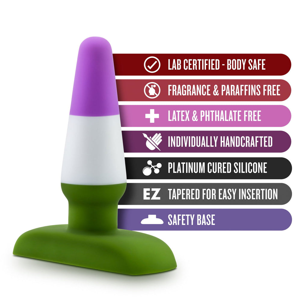 Avant Pride P6 Beyond Silicone Butt Plug - 