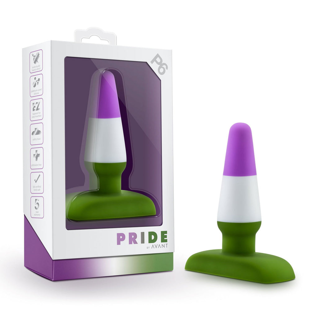 Avant Pride P6 Beyond Silicone Butt Plug - 
