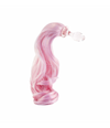 Baby Pink Crystal Minx Detachable Faux Pony Tail Plug - 