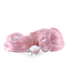 Baby Pink Crystal Minx Detachable Faux Pony Tail Plug - 