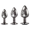 Black Gem Anal Plug Set - 