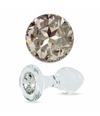 Clear Crystal Delight Plug (various sizes) - 