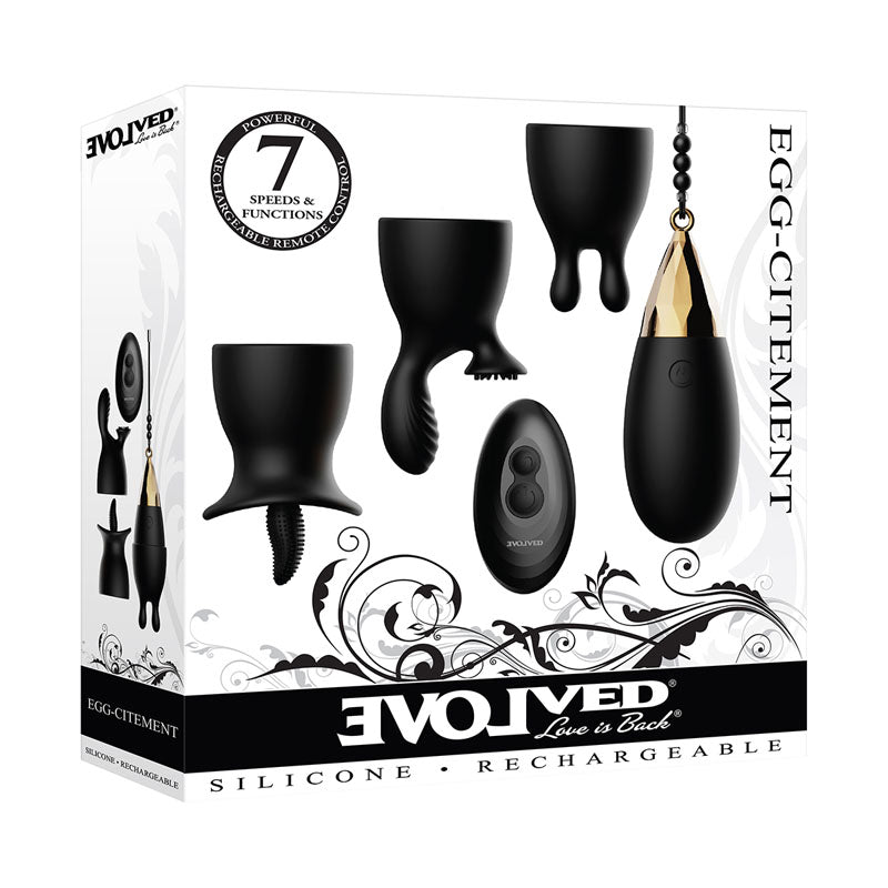 Evolved Egg-Citement Silicone Vibrator Kit