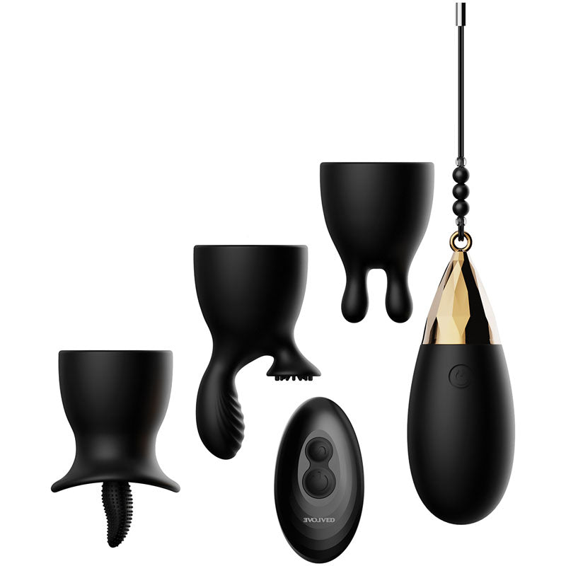 Evolved Egg-Citement Silicone Vibrator Kit