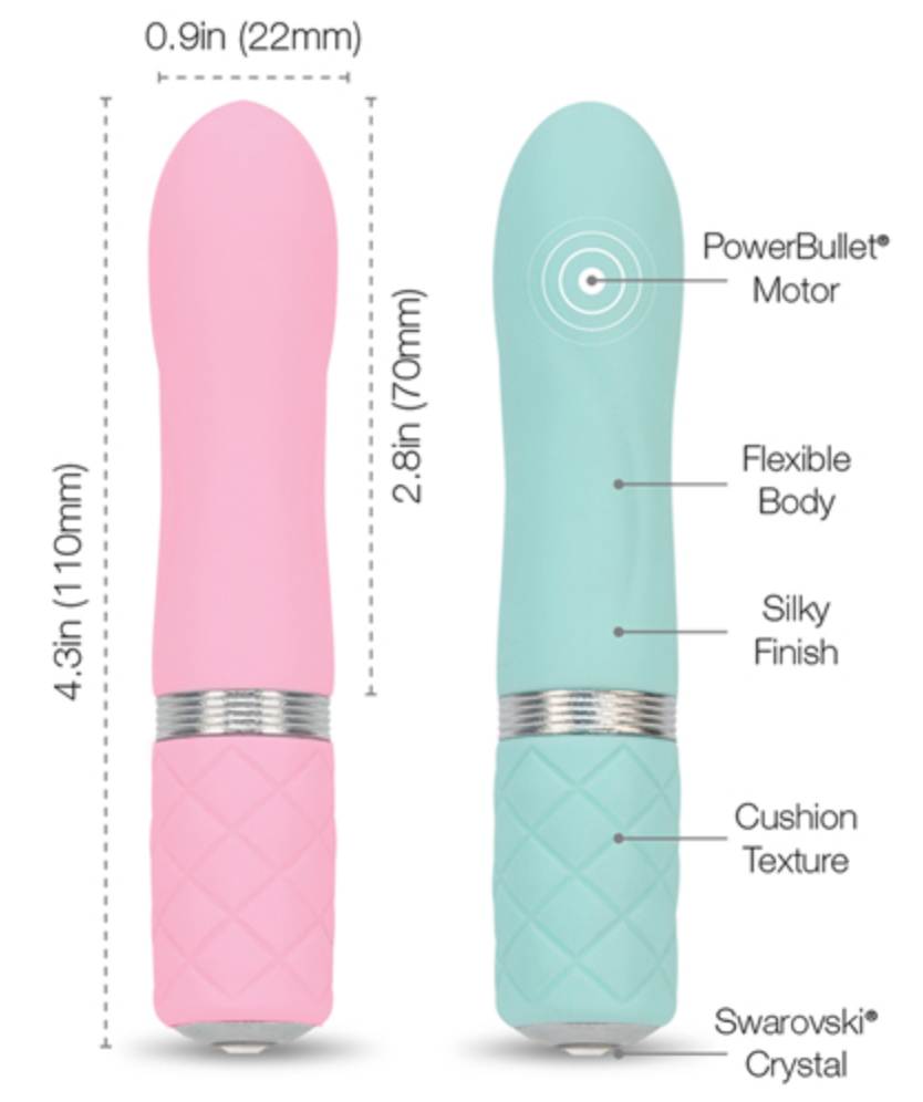 Flirty Vibrating Bullet with Swarovski Crystal