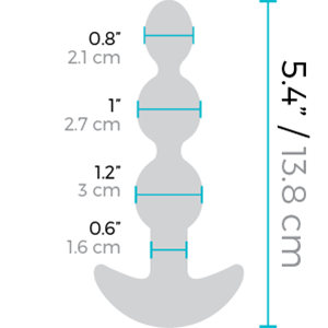 b-Vibe Triplet Anal Beads - 