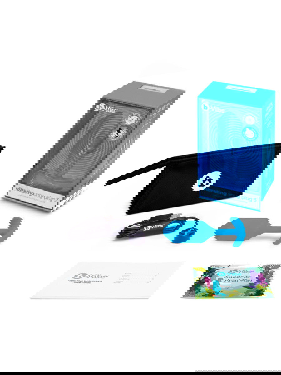 b-Vibe Vibrating Snug Plug 3 (Large) - 