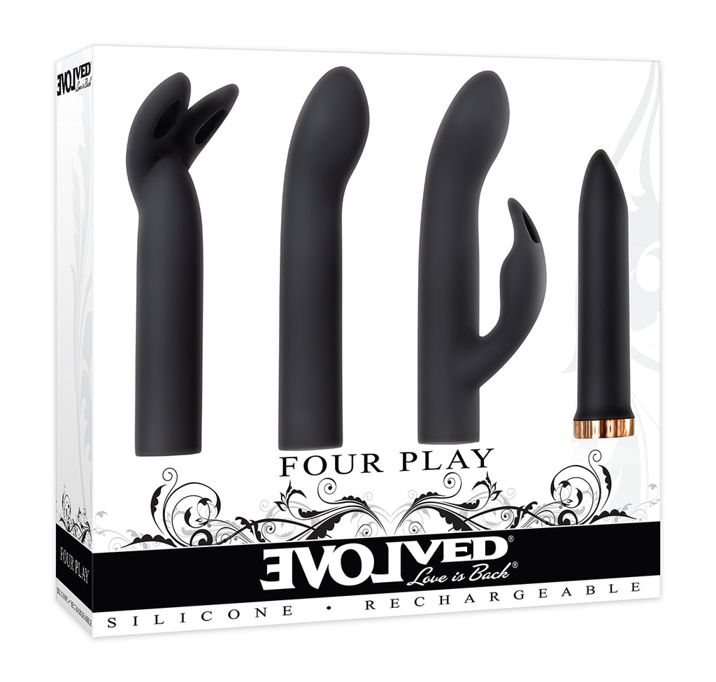 Evolved Four Play Silicone Vibrator Kit