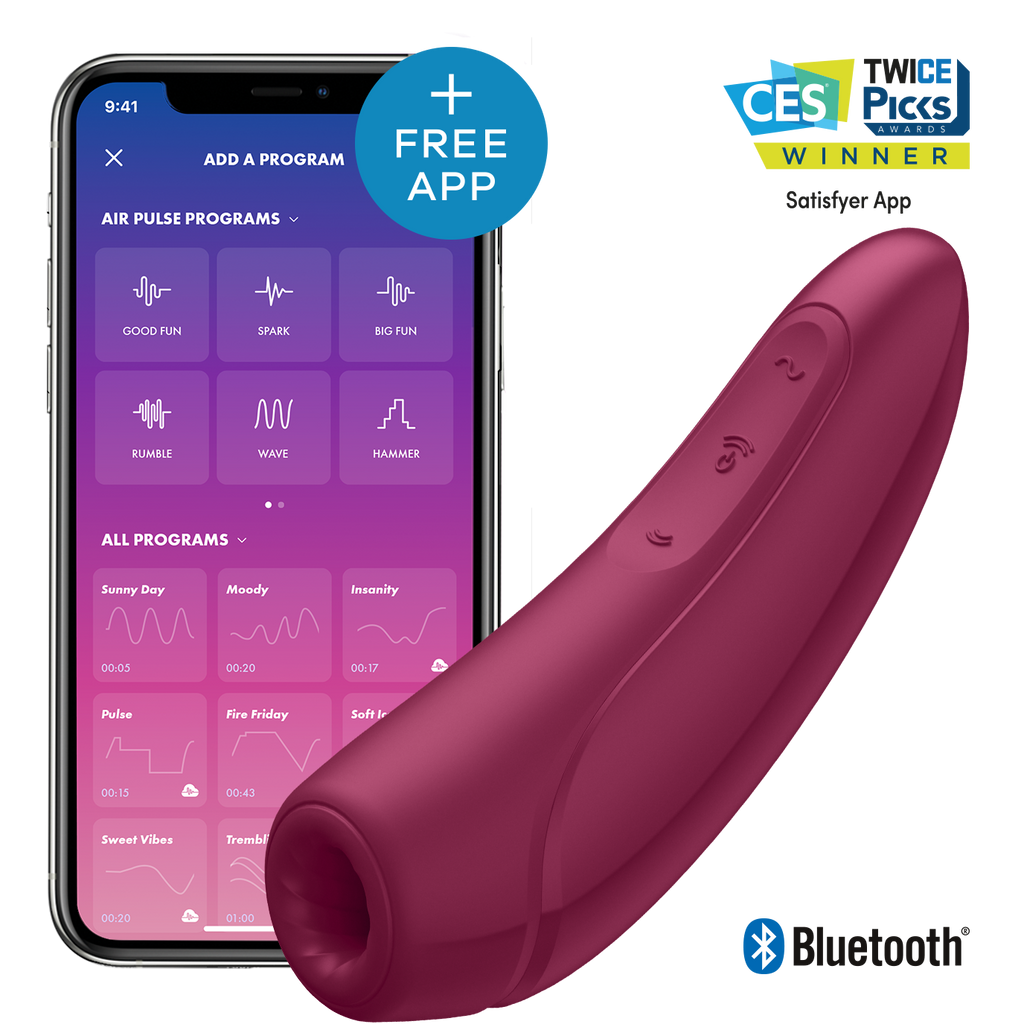 Satisfyer Curvy App Controlled Vibrator ORGASM GUARANTEE