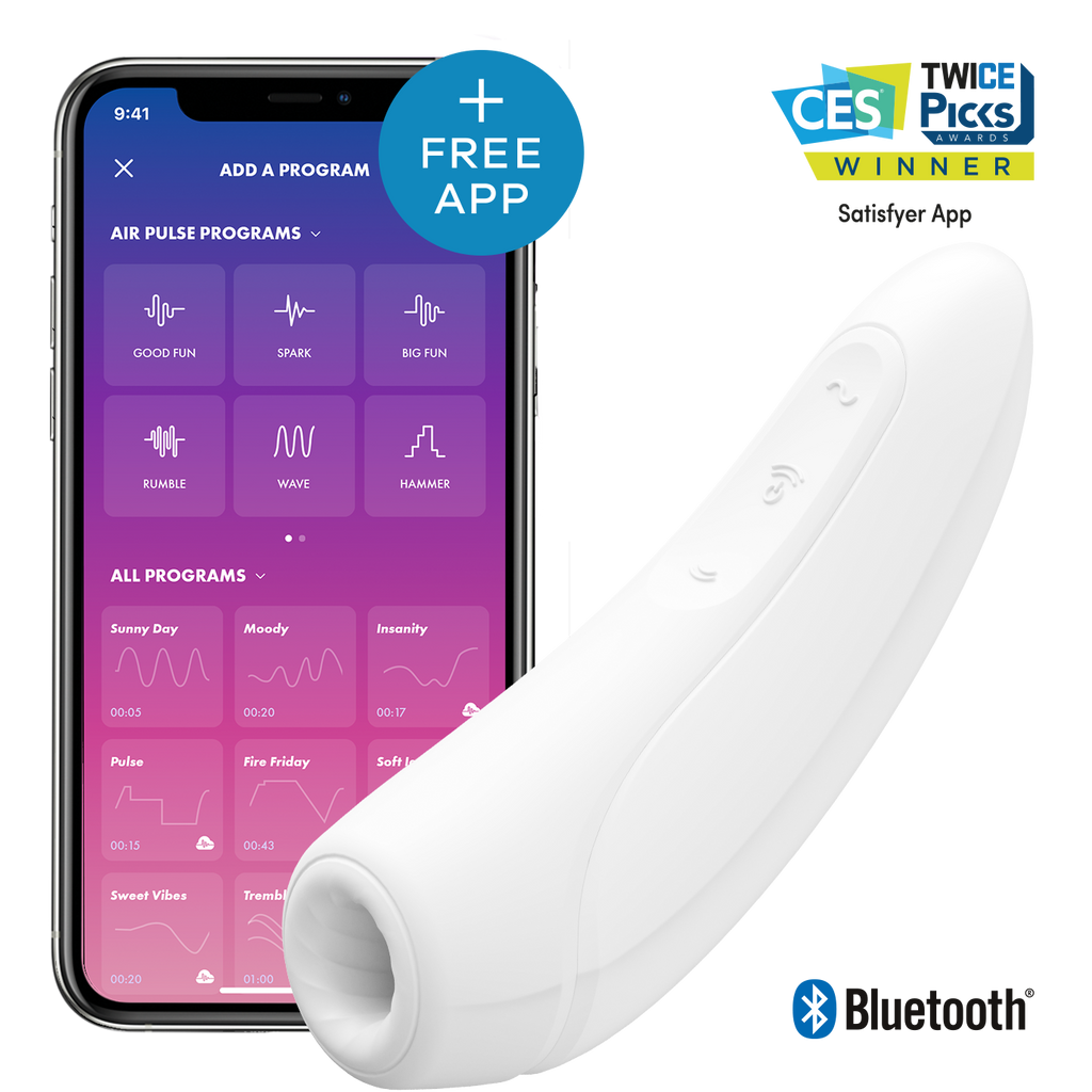 Satisfyer Curvy App Controlled Vibrator ORGASM GUARANTEE