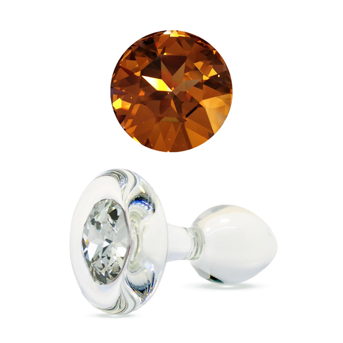 Gold Crystal Delight Plug (various sizes)
