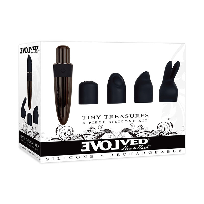 Evolved Tiny Treasures Silicone Vibrator Kit
