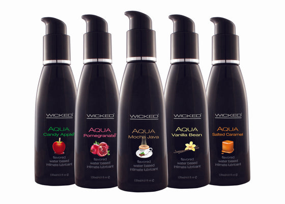 Wicked Aqua Water Based Lubricant (various flavours)