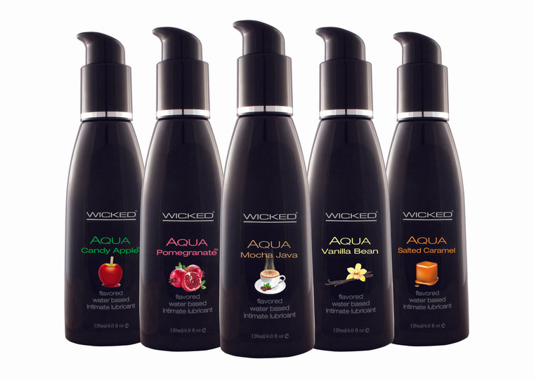 Wicked Aqua Water Based Lubricant (various flavours)