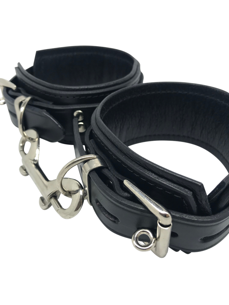 Sax Leather Lockable Leather Ankle Restraints