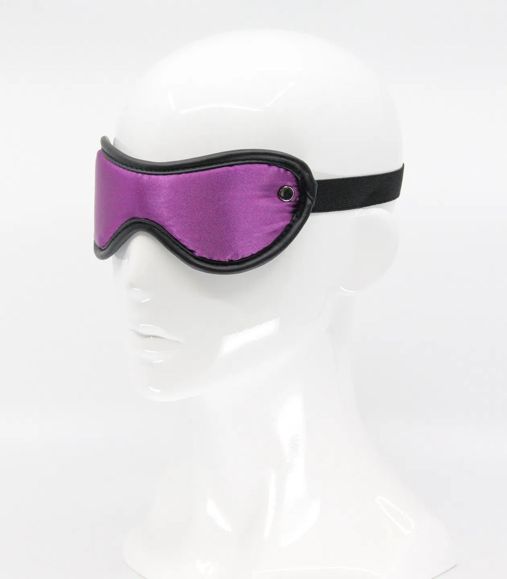 Love In Leather Satin Blindfold