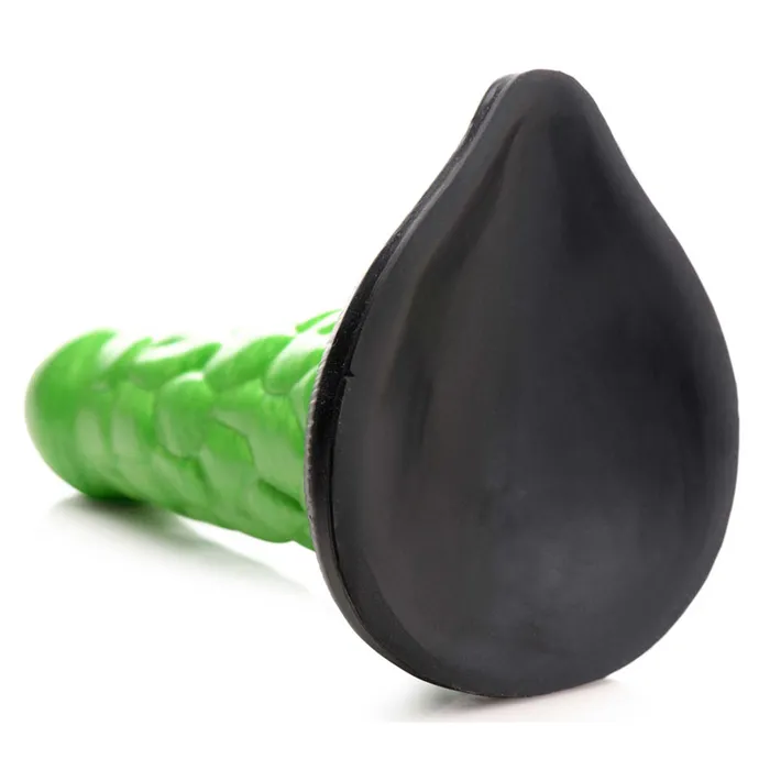 Fantasy Dildo - Creature Cocks - Radioactive Reptile Scaly Silicone Dildo