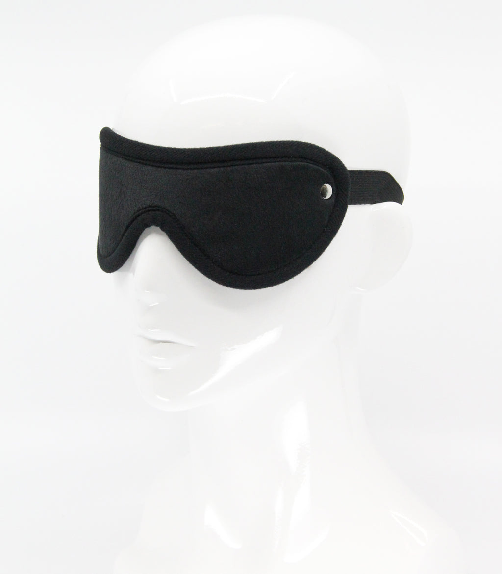 Love In Leather Faux Fur Blindfold