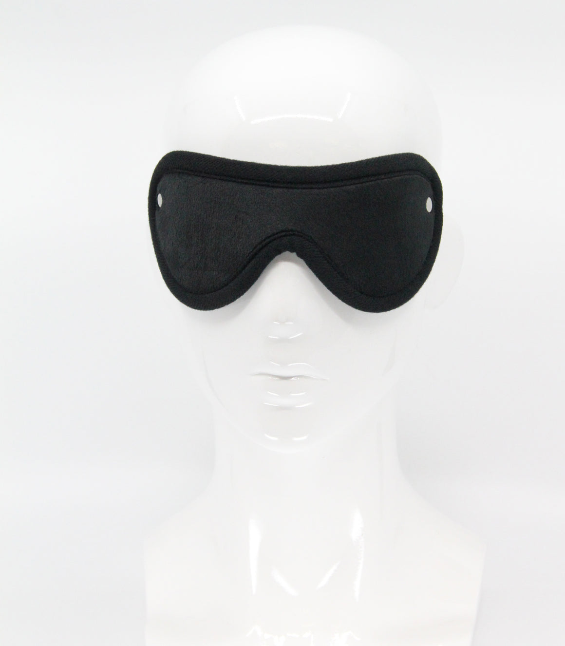Love In Leather Faux Fur Blindfold