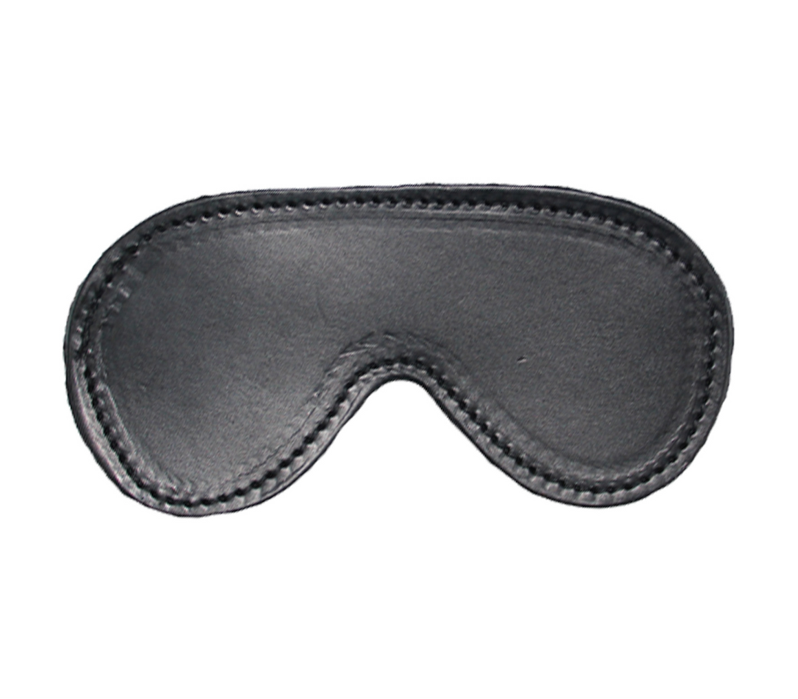 Love In Leather Lined Leather Blindfold