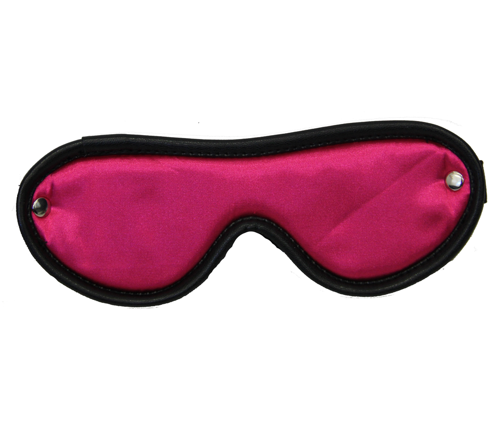 Love In Leather Satin Blindfold