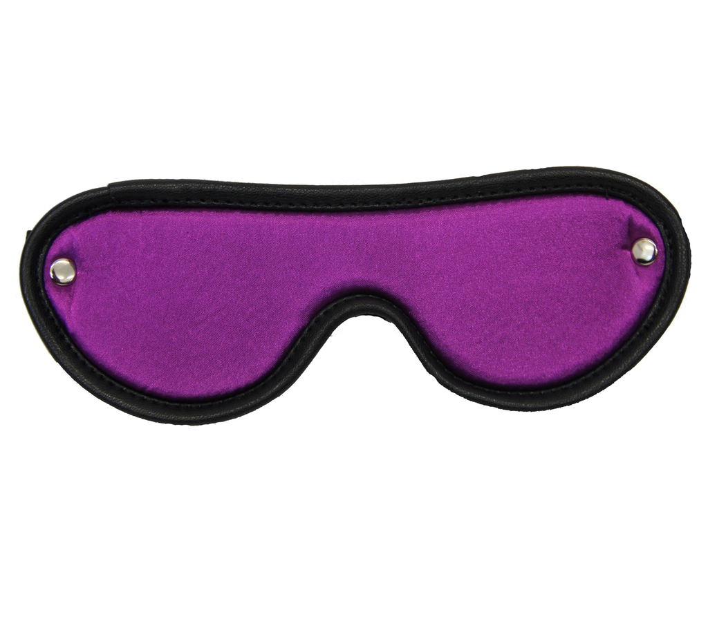 Love In Leather Satin Blindfold