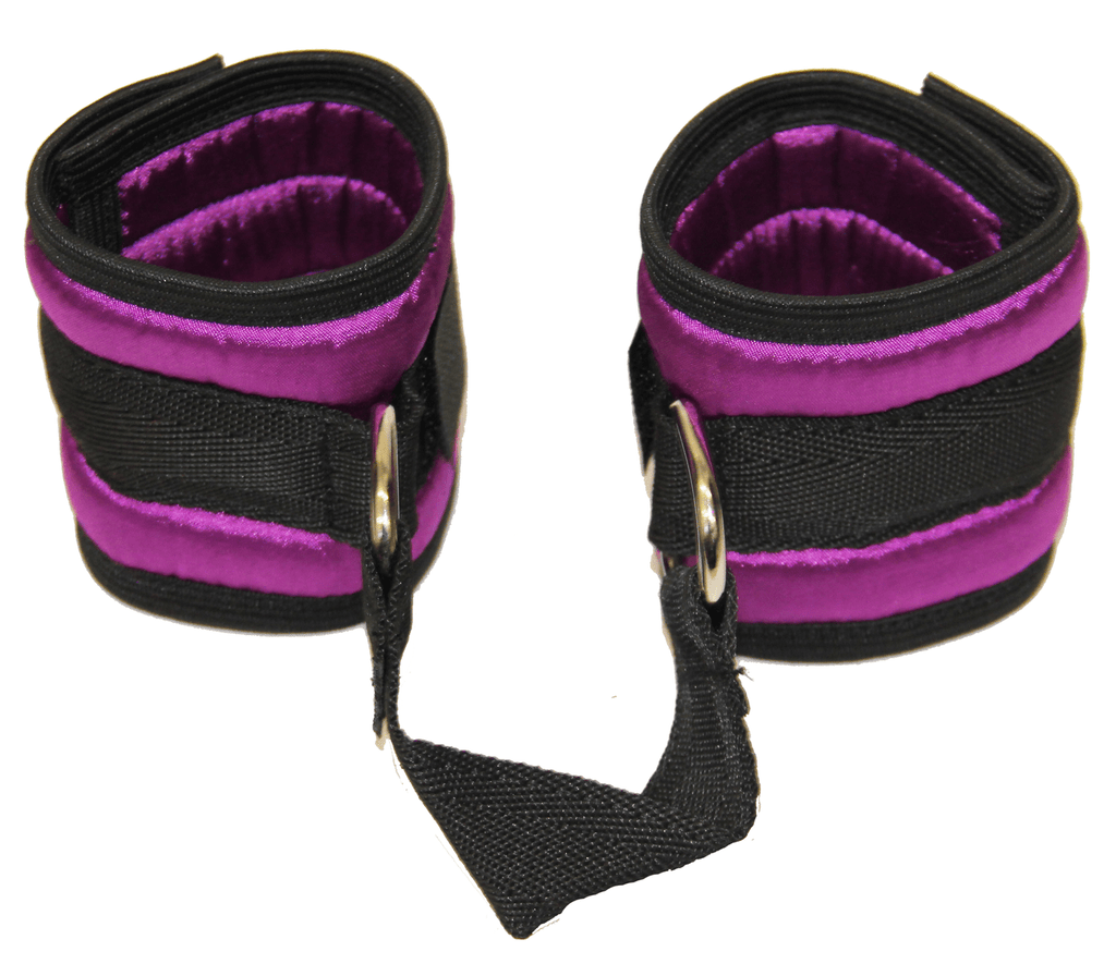 Love In Leather Satin Wrist Cuffs