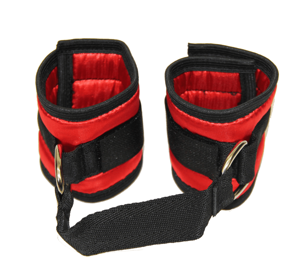 Love In Leather Satin Wrist Cuffs