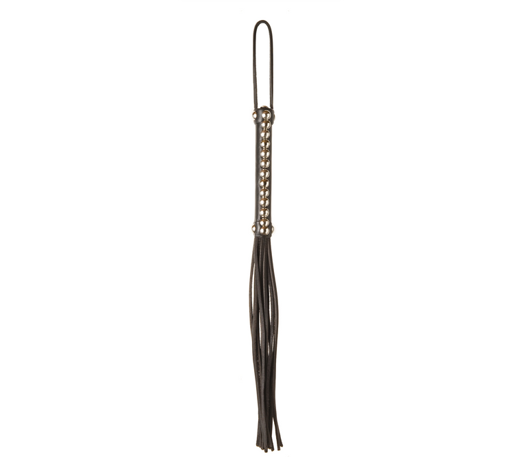 Love In Leather Studded Leather Willy Whip